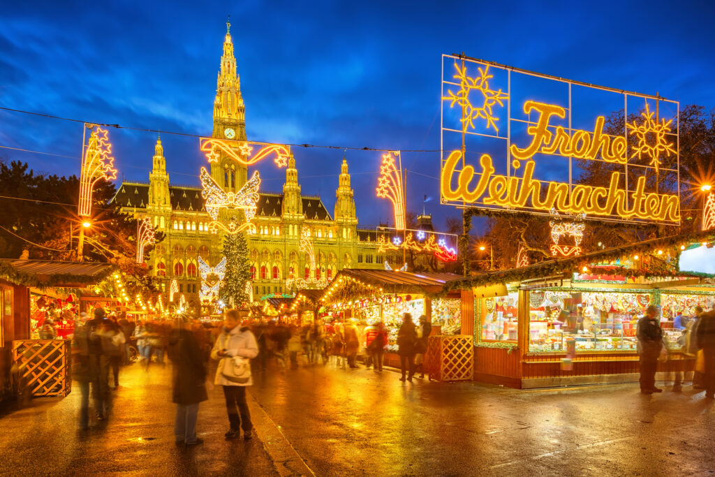 Christmas market in Vienna